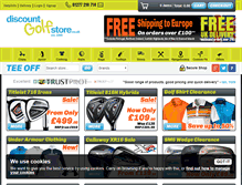 Tablet Screenshot of discountgolfstore.co.uk